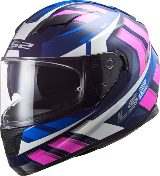 HELM STREAM LOOP BK/PI/WH/BL XS LS2