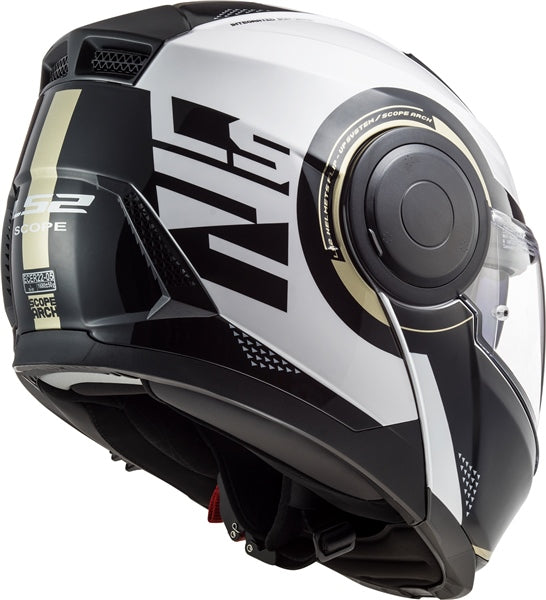 HELM HORIZON ARCH GLOSS WH/TIT L LS2