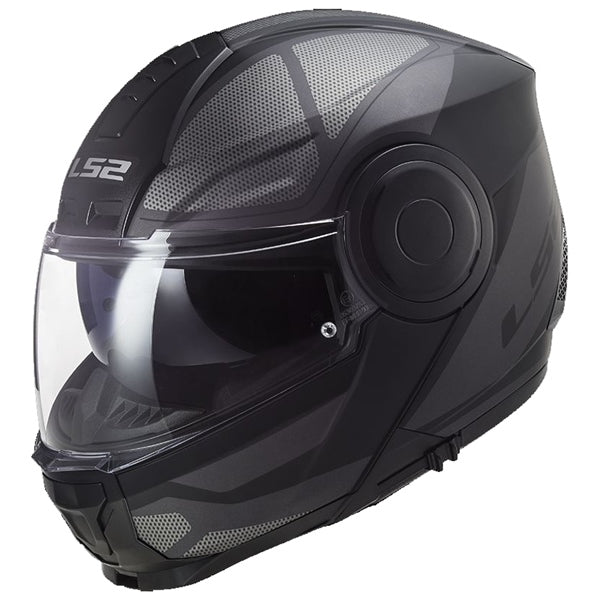HELM HORIZON AXIS BK/TIT 2XL LS2