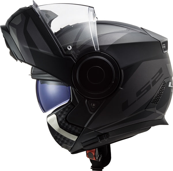 HELM HORIZON AXIS BK/TIT XS LS2
