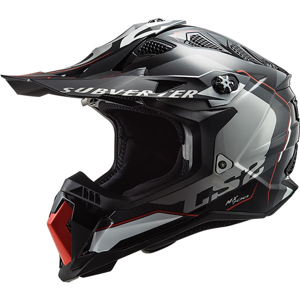 HELM SUBVERTER EVO ARCHED BK/RD/WH XS