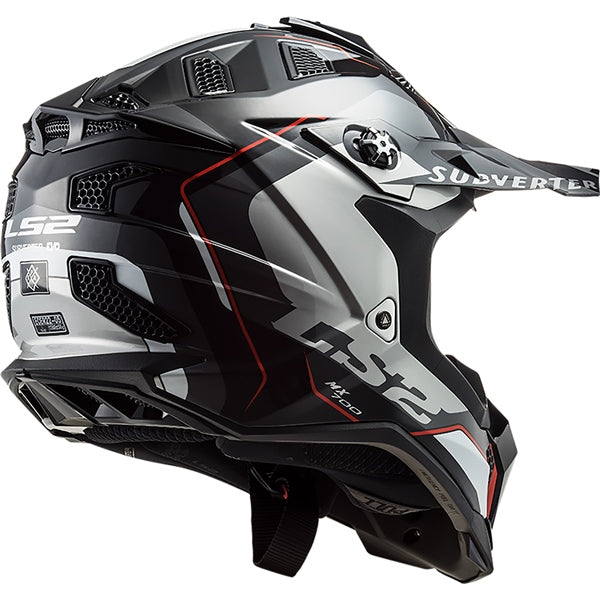 HELM SUBVERTER EVO ARCHED BK/RD/WH S