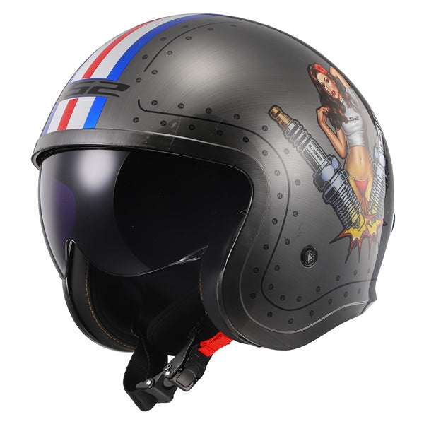 HELM SPITFIRE SPARK BRUSHED ALLOY S