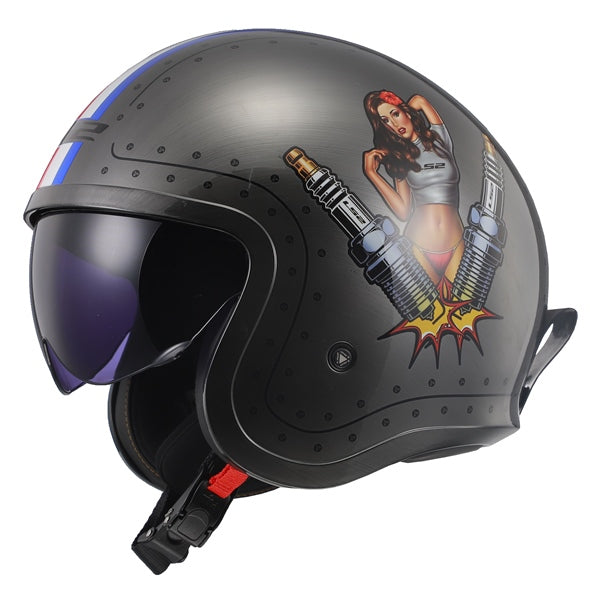 HELM SPITFIRE SPARK BRUSHED ALLOY S