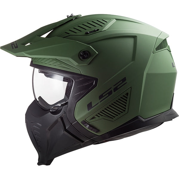 HELM DRIFTER SOLID MAT MILITARY GR L