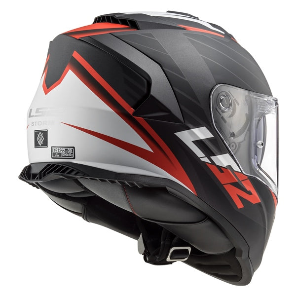 HELM ASSAULT NERVE MAT BK/RD 3XL LS2