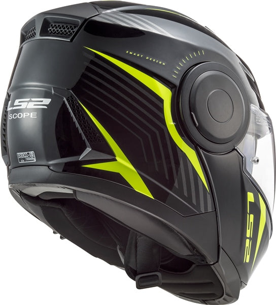 HELM HORIZON SKID BK/YE HVS XS LS2