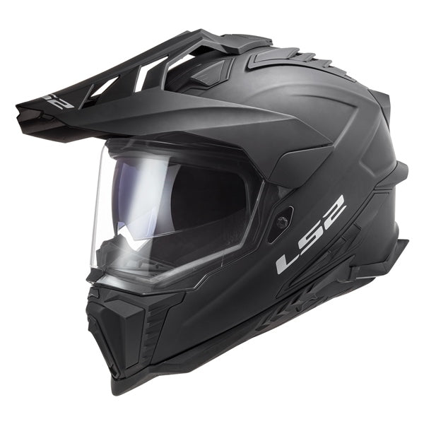 HELM EXPLORER SOLID MAT BK XS LS2
