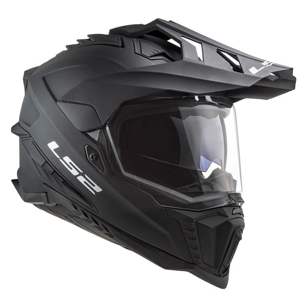 HELM EXPLORER SOLID MAT BK XS LS2