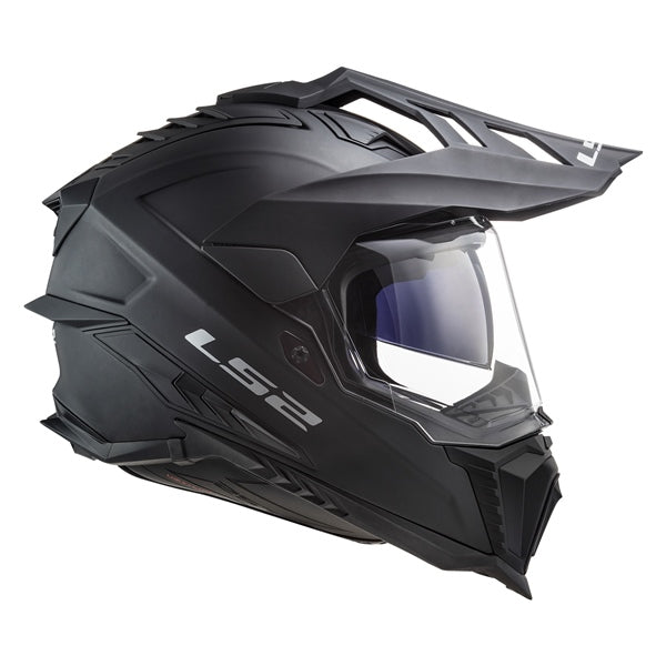 HELM EXPLORER SOLID MAT BK XS LS2