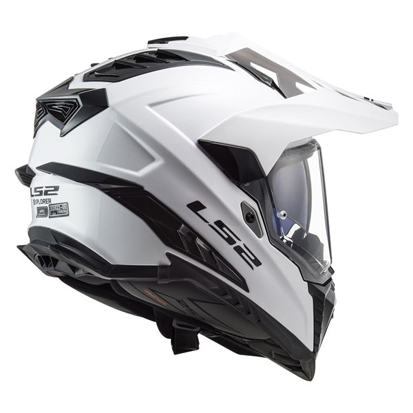 HELM EXPLORER SOLID WH 3XL LS2
