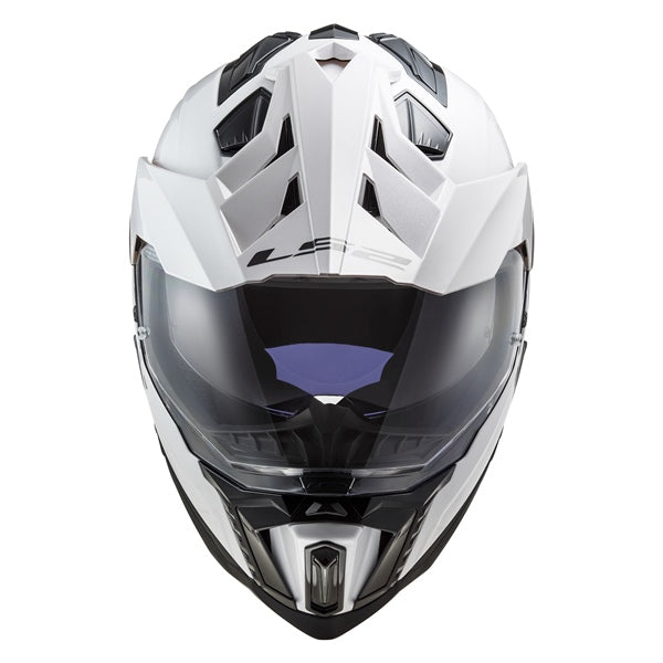 HELM EXPLORER SOLID WH 2XL LS2