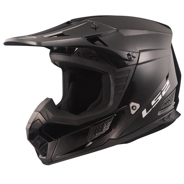 HELM COZ SOLID MAT BK XS LS2