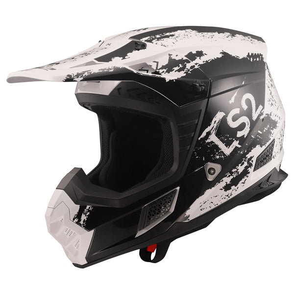 HELM COZ HYDE BK/WH XL LS2