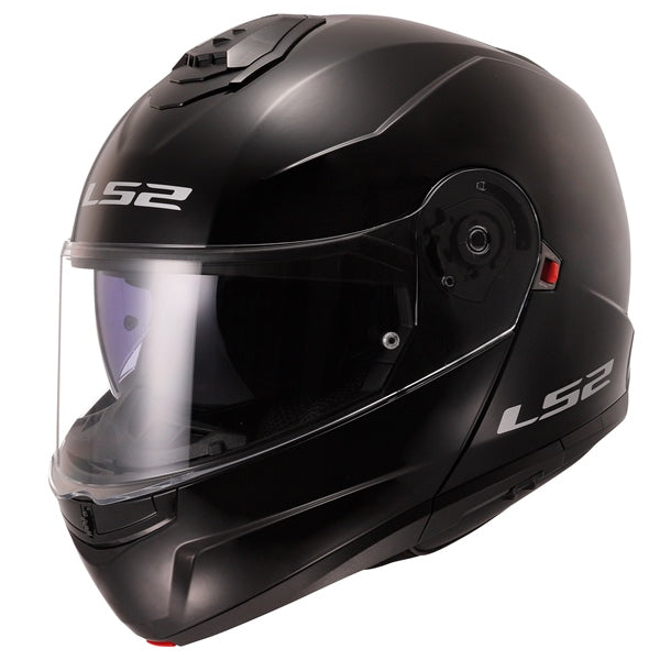 HELM STROBE II SOLID GLOSS BK L LS2