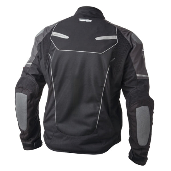 JACKET VENTED BK/BL GY L HELITE