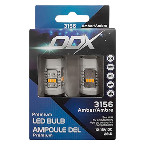 LED BULB MINI SERIES AMBER 3156 QTY2 ODX