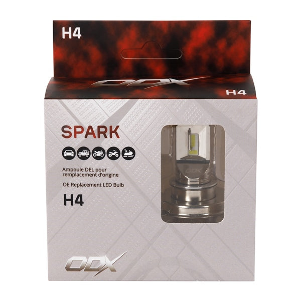 LED SPARK SERIES BULB H4 QTY 2 ODX