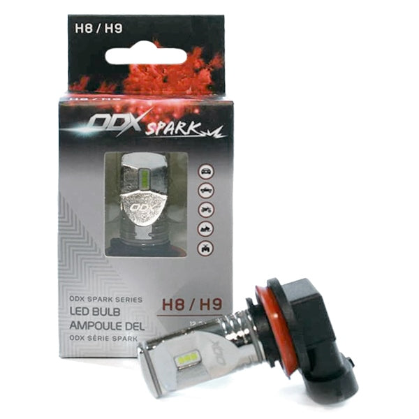 LED SPARK SERIES BULB H8/H9 QTY 2 ODX