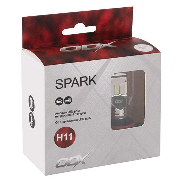 LED SPARK SERIES BULB H11 QTY 2 ODX