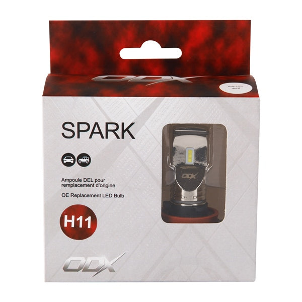 LED SPARK SERIES BULB H11 QTY 2 ODX