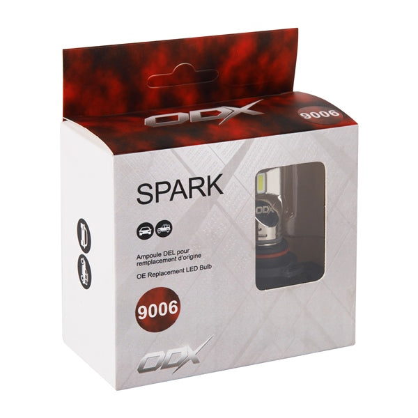 LED SPARK SERIES BULB 9006 QTY 2 ODX