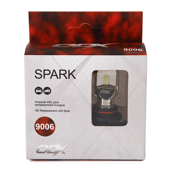 LED SPARK SERIES BULB 9006 QTY 2 ODX