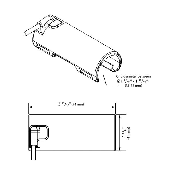 HEATED SLEEVE USB XCLAW KOSO