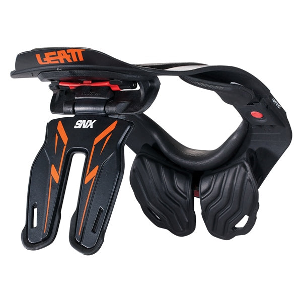 NECK BRACE SNX 5.5 L/XL BK/OG LEATT