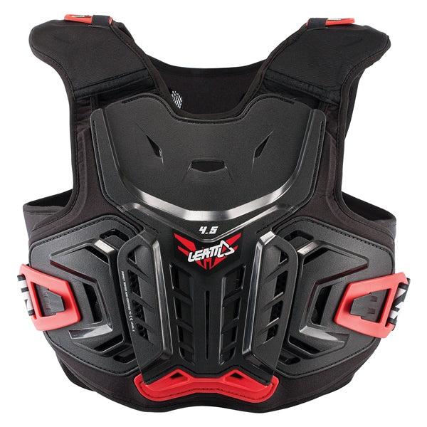 CHEST PROTEC 4.5 JR BK/RD S/M LEATT