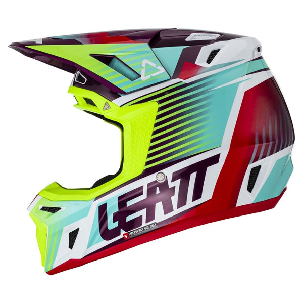 HELM MOTO 8.5 V23 KIT NEON XS LEATT