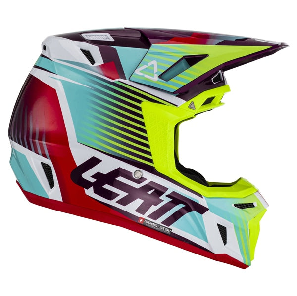 HELM MOTO 8.5 V23 KIT NEON XS LEATT