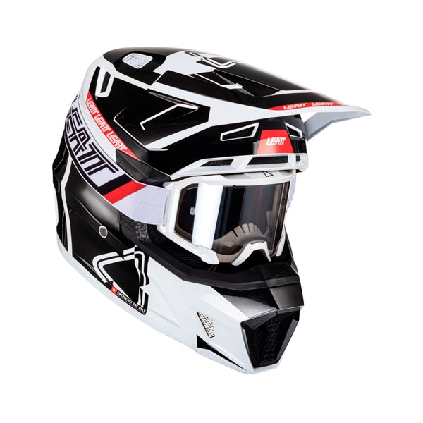 HELM MOTO 7.5 V24 KIT BK/WH L LEATT