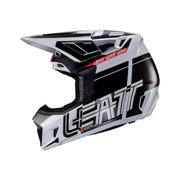 HELM MOTO 7.5 V24 KIT BK/WH L LEATT