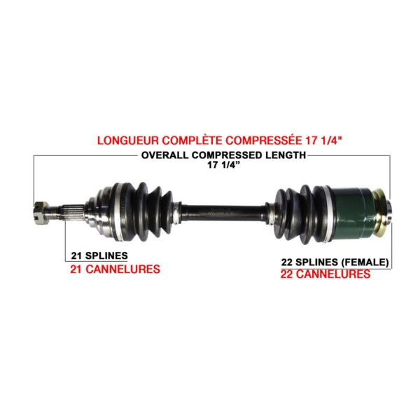 AXLE COMPL A/C KIMPEX