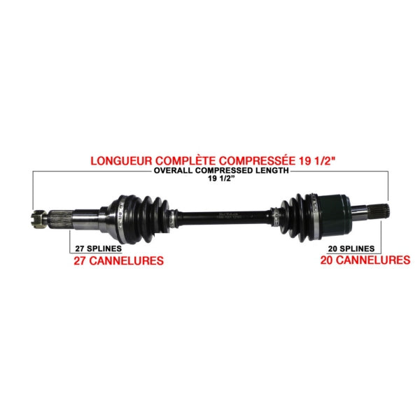 AXLE COMPL YAM KIMPEX