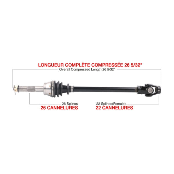 AXLE COMPL POL KIMPEX
