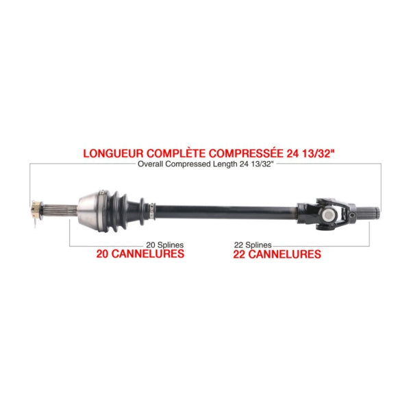AXLE COMPL POL KIMPEX
