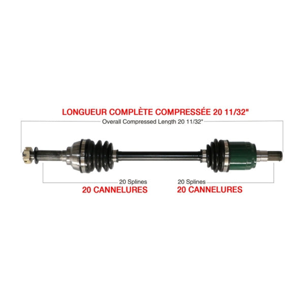 AXLE COMPL SUZ KIMPEX