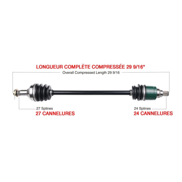 AXLE COMPL A/C KIMPEX