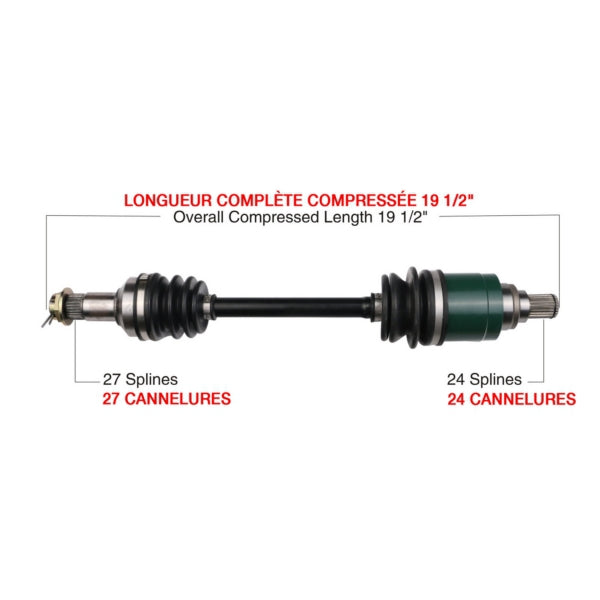 AXLE COMPL A/C KIMPEX
