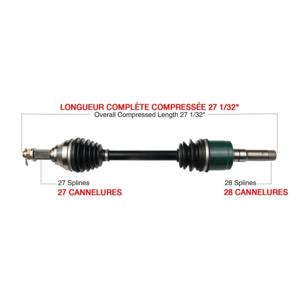 AXLE COMPL JDEERE KIMPEX
