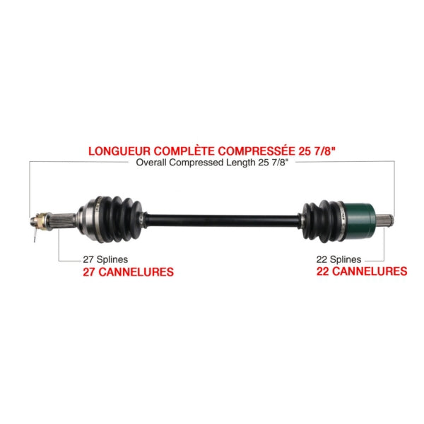 AXLE COMPL JDEERE KIMPEX