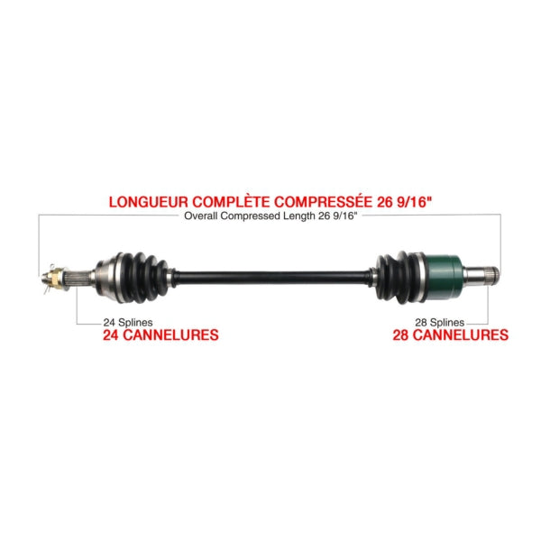 AXLE COMPL JDEERE KIMPEX