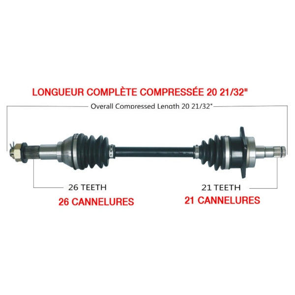 AXLE COMPL KIMPEX