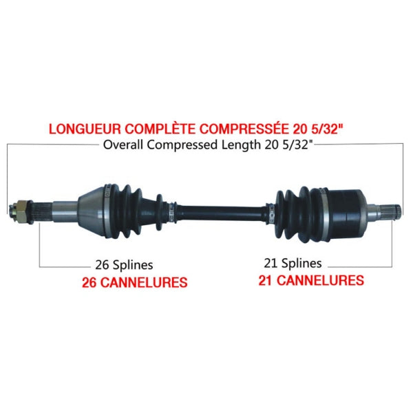 AXLE COMPL KIMPEX