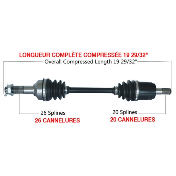 AXLE COMPL KIMPEX
