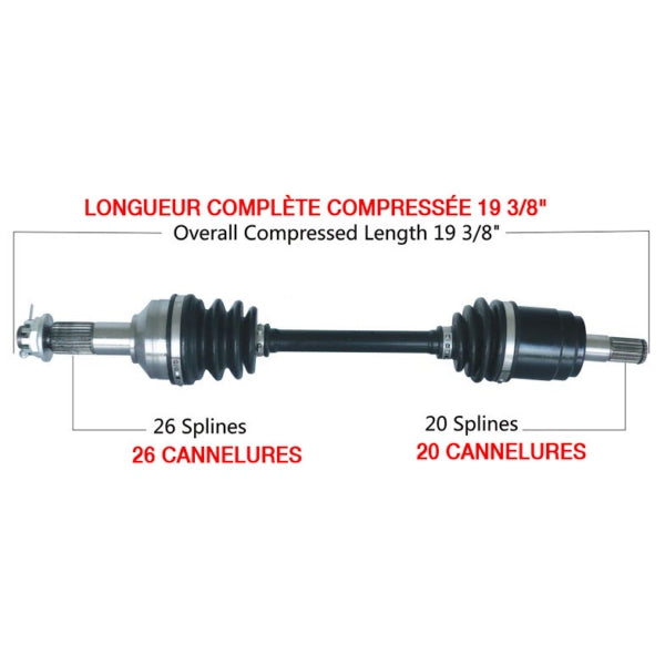 AXLE COMPL KIMPEX