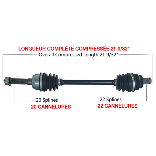 AXLE COMPL KIMPEX