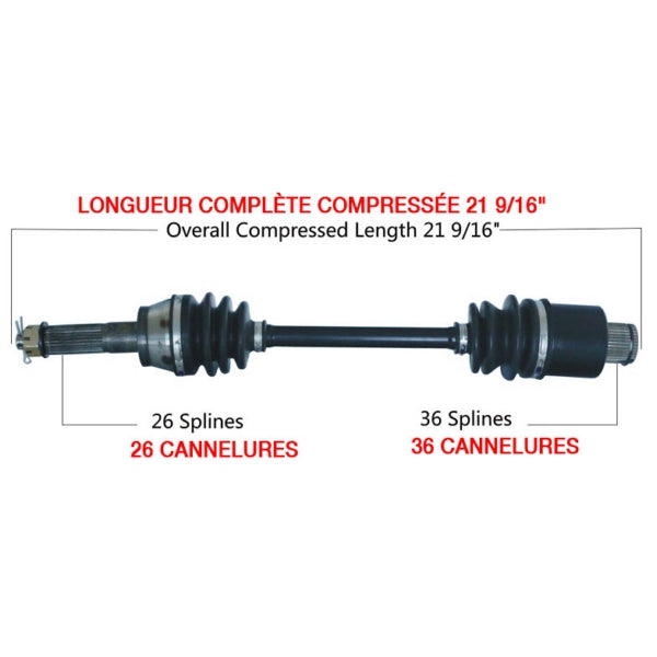 AXLE COMPL KIMPEX